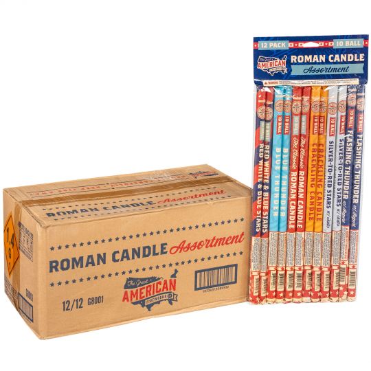 Roman Candle Assortment (Case of 12)