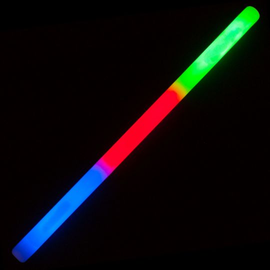 12" Red, Green, and Blue Glow Stick