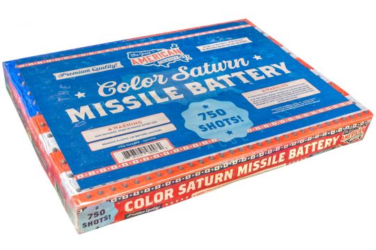 750-Shot Color Saturn Missile Battery